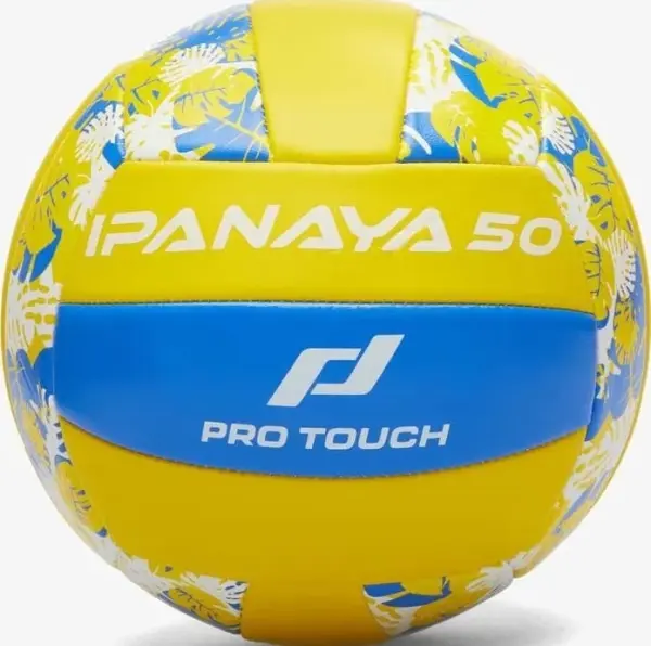 Мяч для пляжного волейбола Pro Touch IPANAYA 50 желто-синий Размер 5 81129281