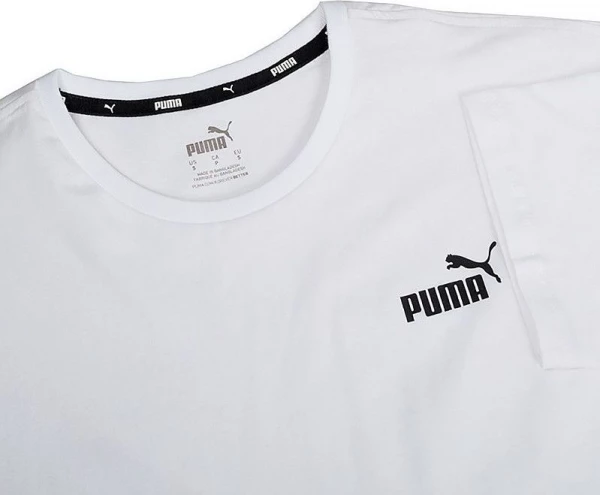 Футболка женская Puma ESS Cropped Small Logo Tee белая 58686702