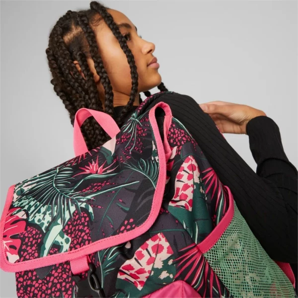 Рюкзак подростковый Puma Prime Vacay Queen Backpack черно-розовый 7950701
