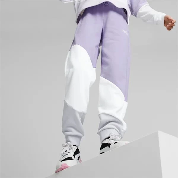 Спортивные штаны подростковые Puma POWER Cat Pants фиолетовые 67426625
