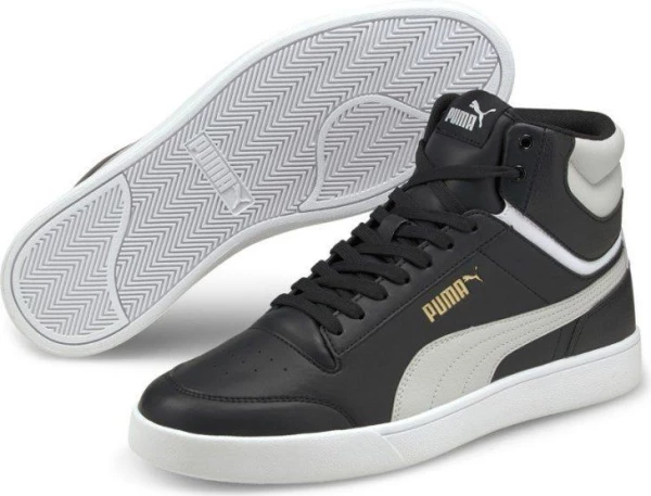 Кеди Puma SHUFFLE MID чорно-білі 38074802