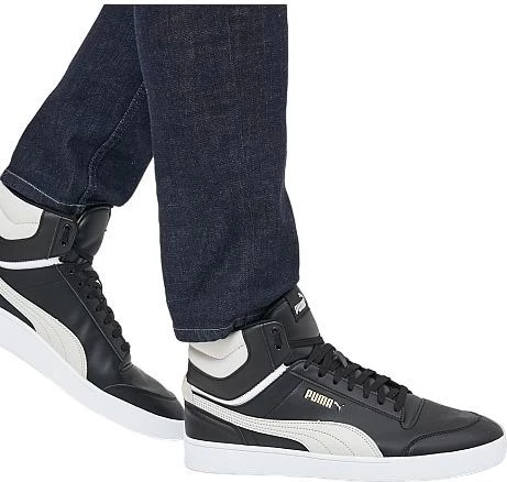 Кеди Puma SHUFFLE MID чорно-білі 38074802