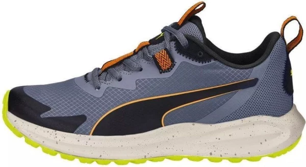 Кросівки бігові Puma TWITCH RUNNER TRAIL синьо-оранжево-чорні 37696102