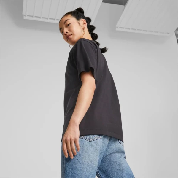 Футболка жіноча Puma YONA SUNP MOCK NECK TEE чорна 53797701
