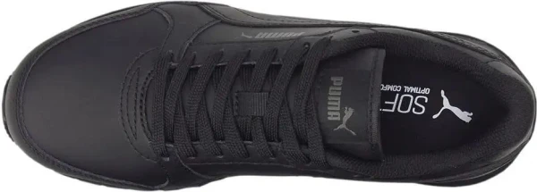 Кроссовки беговые детские Puma ST RUNNER V3 L JR черные 38490401