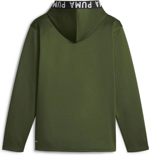 Толстовка Puma TRAIN PWR FLEECE HOODIE зелена 52089333