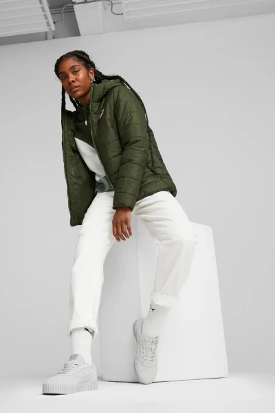 Куртка жіноча Puma ESS PADDED JACKET зелена 84894031