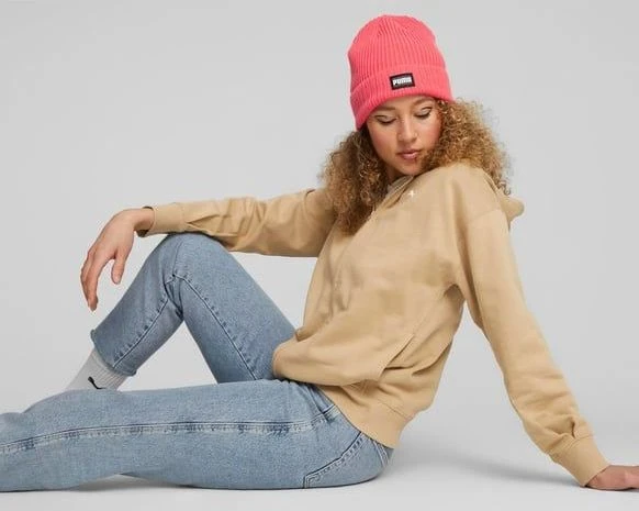 Шапка Puma RIBBED CLASSIC CUFF BEANIE рожева 2403808