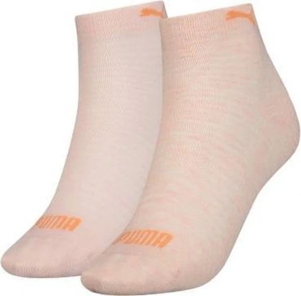 Шкарпетки жіночі Puma QUARTER 2P WOMEN персикові (2 пари) 183006001-002