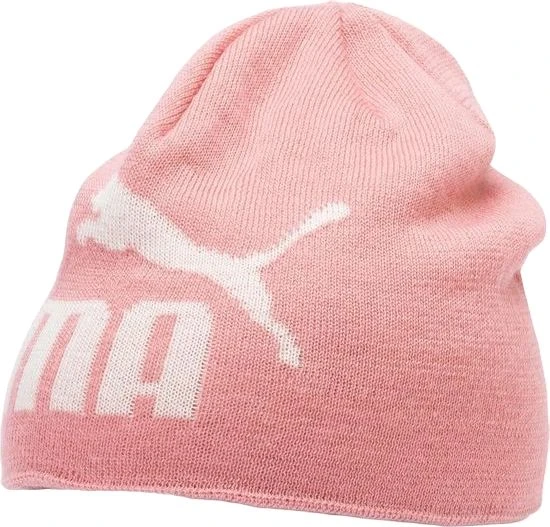 Шапка підліткова Puma ESS LOGO BEANIE JR рожева 2234009