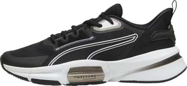Кроссовки для тренировок Puma PWRFRAME TR 3 черно-белые 37948201