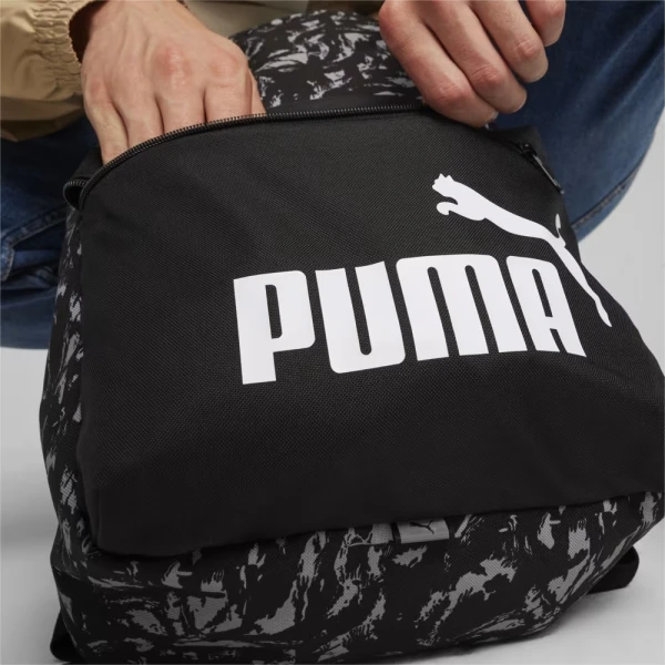 Рюкзак Puma PHASE AOP BACKPACK 22L черно-серый 079948-07