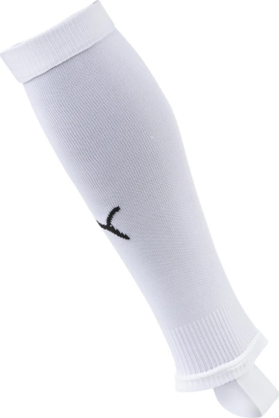 Гетри футбольні без шкарпетки Puma TEAM LIGA STIRRUP SOCKS CORE білі 703439-04