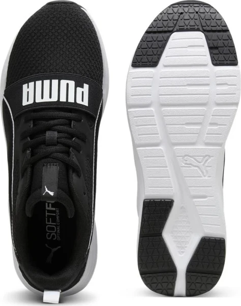 Кроссовки беговые Puma WIRED RUN черно-белые 38927515