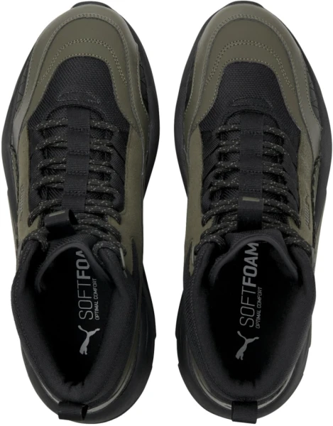 Черевики Puma X-RAY 2 SQUARE MID WINTER оливково-чорні 373020-05