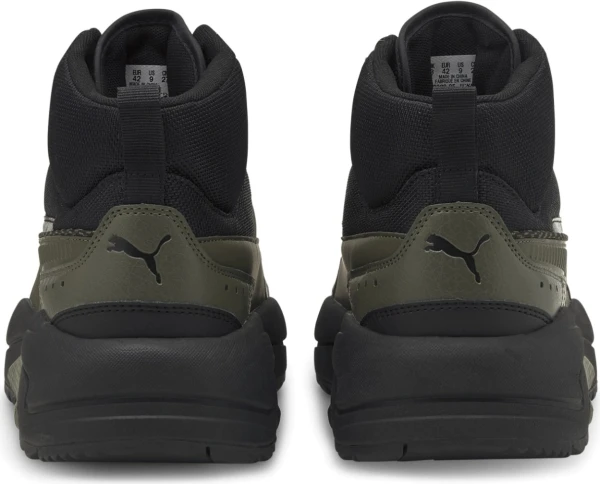Черевики Puma X-RAY 2 SQUARE MID WINTER оливково-чорні 373020-05