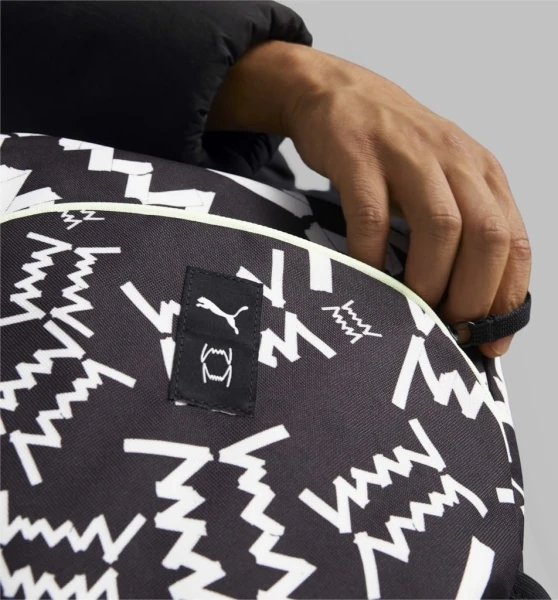 Рюкзак Puma BASKETBALL BACKPACK 27L черно-бело-салатовый 079205-01