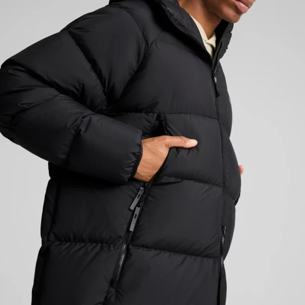 Пуховик Puma LONG HOODED DOWN COAT чорний 62646701