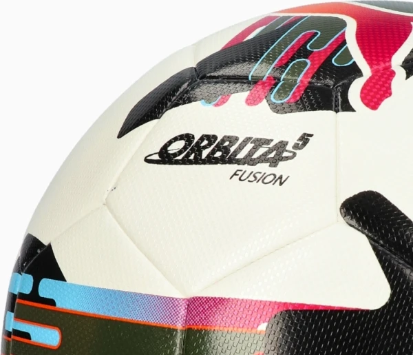 Футбольний м'яч Puma ORBITA 5 FUSION біло-чорно-оливковий Розмір 4 084331-01