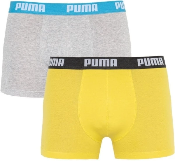 Труси (боксерки) Puma BASIC BOXER 2P жовті, сірі (2 пари) 521015001-006