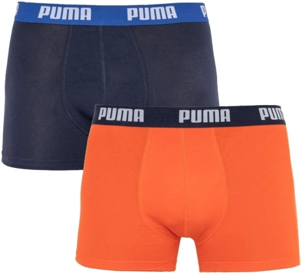 Труси (боксерки) Puma BASIC BOXER 2P оранжеві, темно-сині (2 пари) 521015001-002