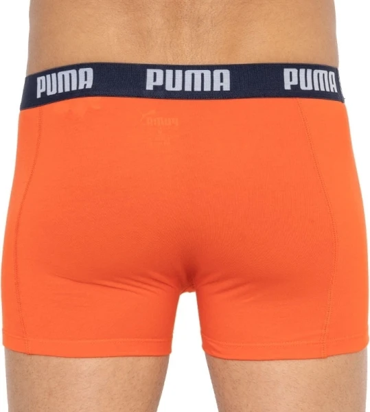 Труси (боксерки) Puma BASIC BOXER 2P оранжеві, темно-сині (2 пари) 521015001-002