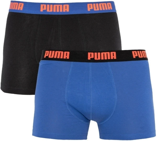 Труси (боксерки) Puma BASIC BOXER 2P сині, чорні (2 пари) 521015001-004