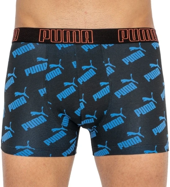 Труси (боксерки) Puma BIG LOGO AOP BOXER 2P чорно-сині, чорні (2 пари) 501012001-030