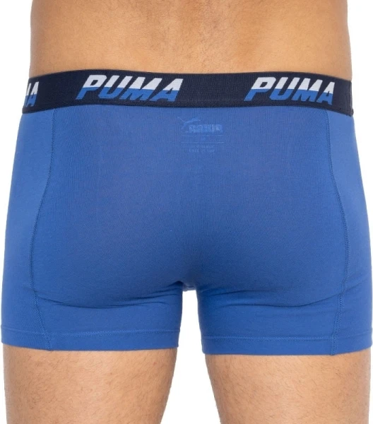Труси (боксерки) Puma LOGO AOP BOXER 2P синьо-біло-чорні, сині (2 пари) 501003001-010