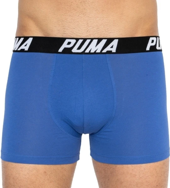 Труси (боксерки) Puma SPACEDYE STRIPE BOXER 2P сині, оранжево-синьо-чорні (2 пари) 501002001-030