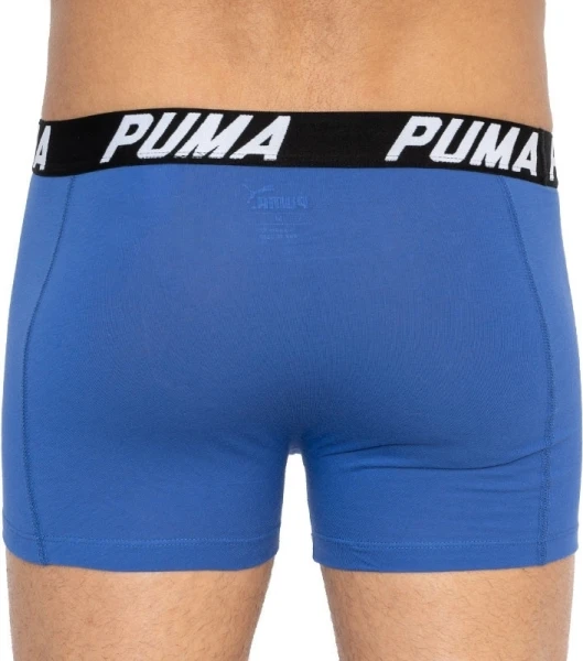 Труси (боксерки) Puma SPACEDYE STRIPE BOXER 2P сині, оранжево-синьо-чорні (2 пари) 501002001-030
