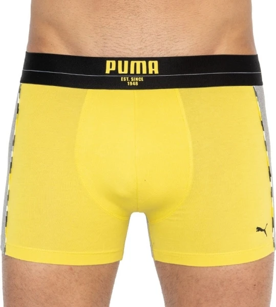 Труси (боксерки) Puma STATEMENT BOXER 2P жовто-сірі, сірі (2 пари) 501006001-020