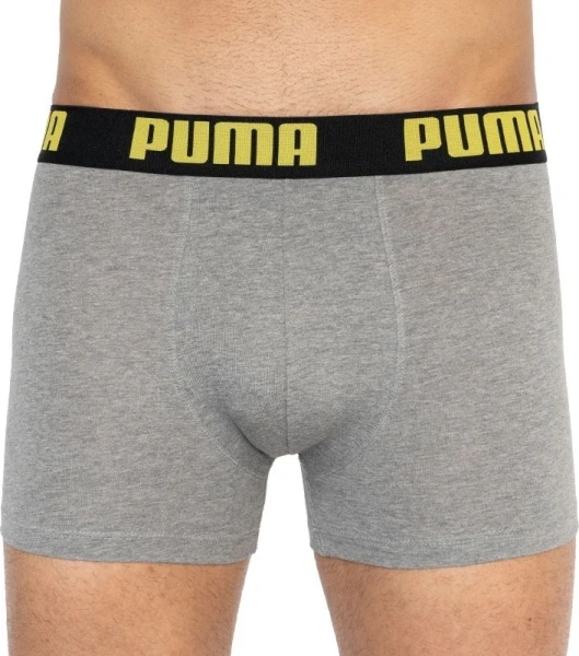 Труси (боксерки) Puma STATEMENT BOXER 2P жовто-сірі, сірі (2 пари) 501006001-020