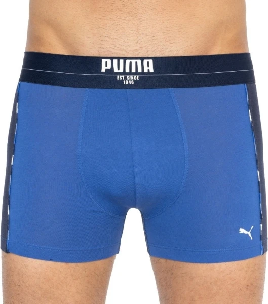 Трусы (боксерки) Puma STATEMENT BOXER 2P серые, сине-темно-синие (2 пары) 501006001-010