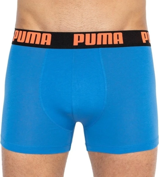 Труси (боксерки) Puma STATEMENT BOXER 2P сині, чорно-сині (2 пари) 501006001-030