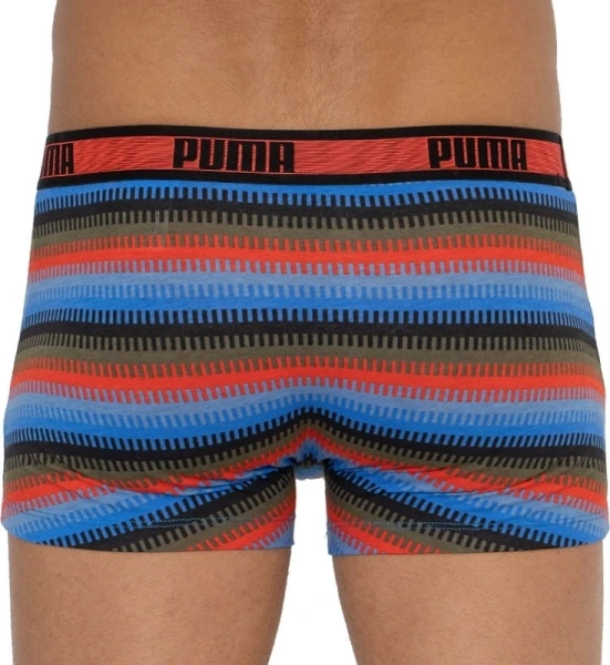Труси (боксерки) Puma WORLDHOOD STRIPE TRUNK 2P синьо-червоно-чорні, чорні (2 пари) 501004001-030