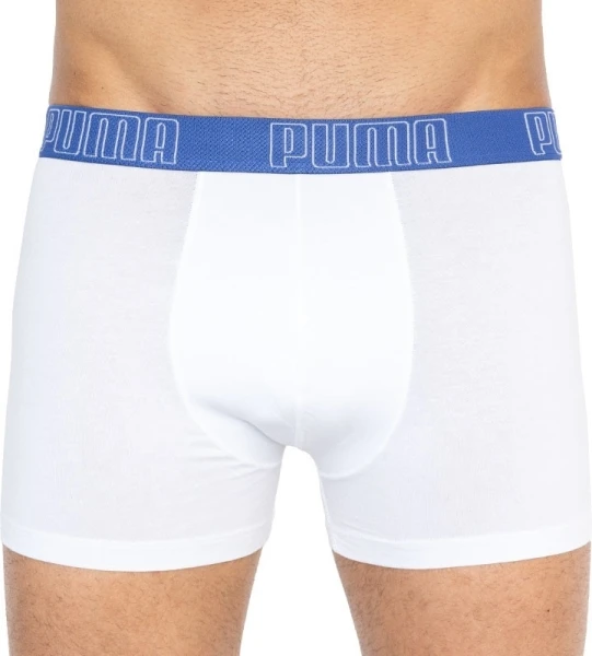 Труси (боксерки) Puma YD BOLD STRIPE BOXER 2P білі, синьо-чорні (2 пари) 501001001-010