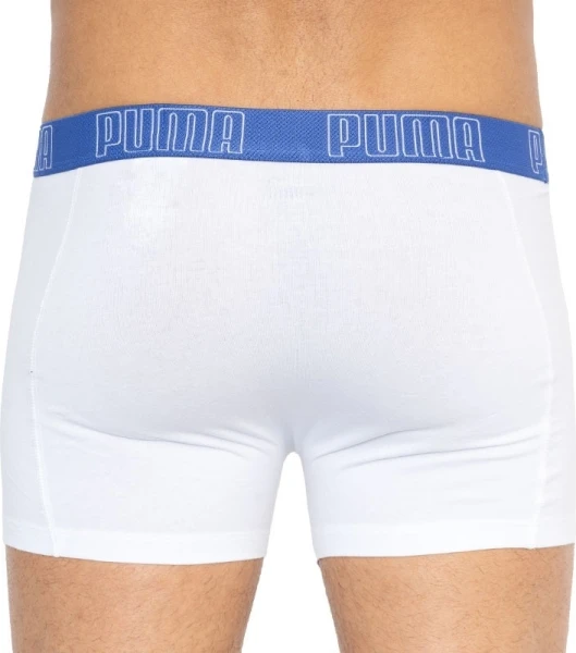 Труси (боксерки) Puma YD BOLD STRIPE BOXER 2P білі, синьо-чорні (2 пари) 501001001-010