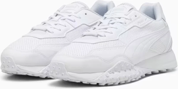 Кроссовки Puma BLKTOP RIDER LEATHER белые 39382301