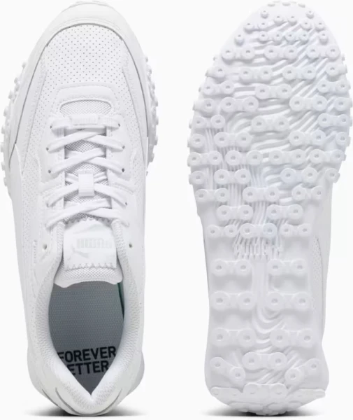 Кроссовки Puma BLKTOP RIDER LEATHER белые 39382301