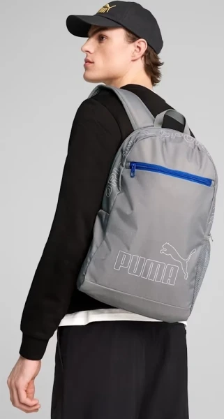 Рюкзак Puma PHASE BACKPACK II 22L серо-синий 091166-12