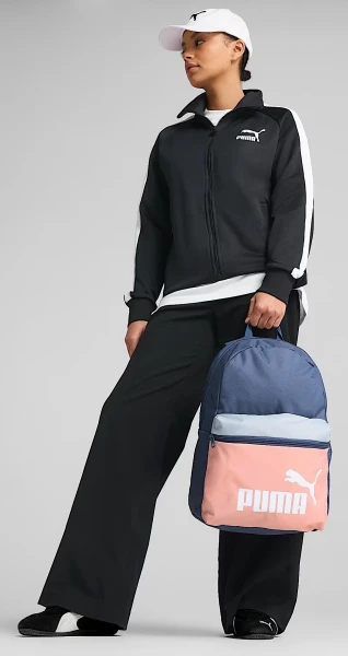 Рюкзак Puma PHASE COLOR BLOCK BACKPACK 22L сине-светло-розовый 091175-03