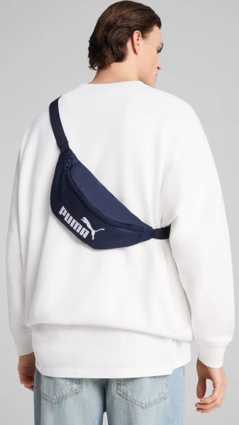 Сумка на пояс Puma PHASE WAIST BAG 2L темно-синя 091165-02