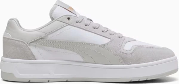 Кеды Puma COURT CLASSIC SUEDE серо-белые 40021502