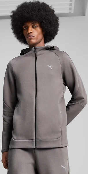 Толстовка Puma EVOSTRIPE сіра 68461379