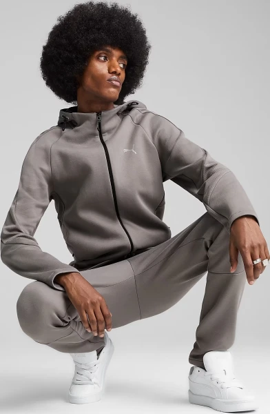 Толстовка Puma EVOSTRIPE сіра 68461379