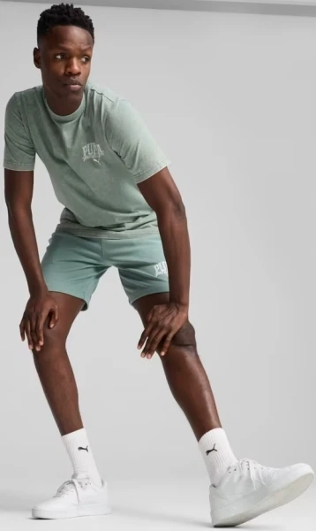 Футболка Puma CLASS WASHED зеленая 68464030