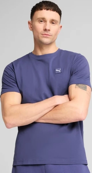 Футболка Puma ESSENTIALS ELEVATED темно-синя 68472646