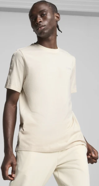 Футболка Puma ESSENTIALS TAPE бежева 68467487