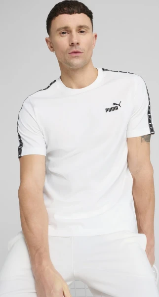Футболка Puma ESSENTIALS TAPE белая 68467402